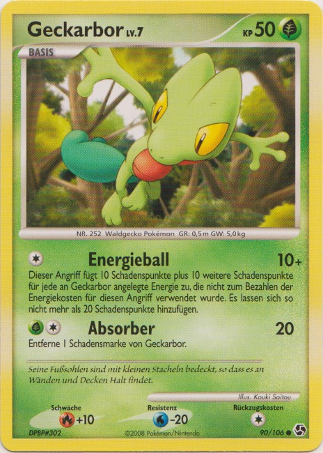 Geckarbor 90 — Great Encounters (German Pokémon TCG card)