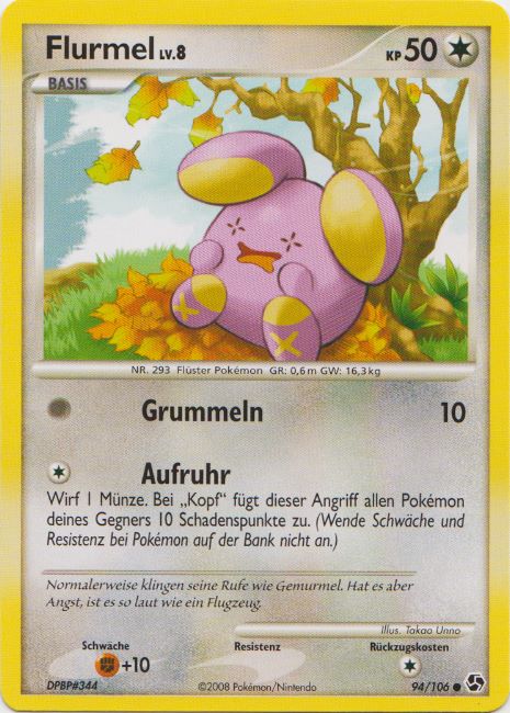 Flurmel 94 — Great Encounters (German Pokémon TCG card)
