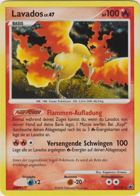 Lavados 10 — Majestic Dawn (German Pokémon TCG card)
