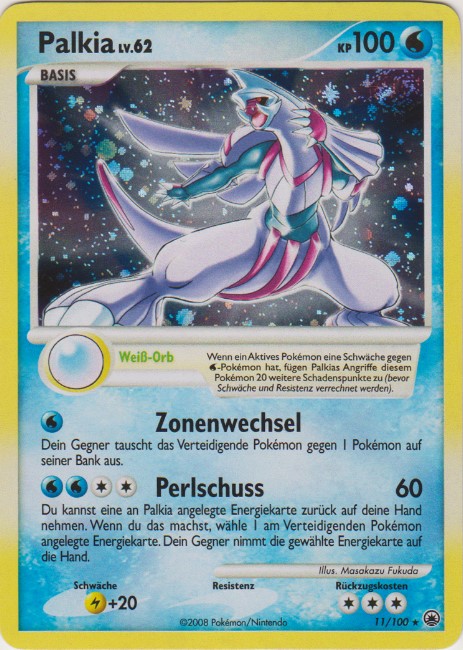 Palkia 11 — Majestic Dawn (German Pokémon TCG card)