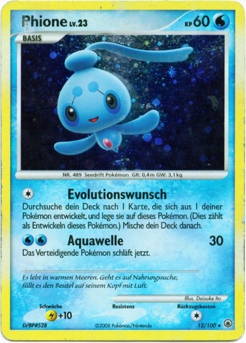 Phione 12 — Majestic Dawn (German Pokémon TCG card)