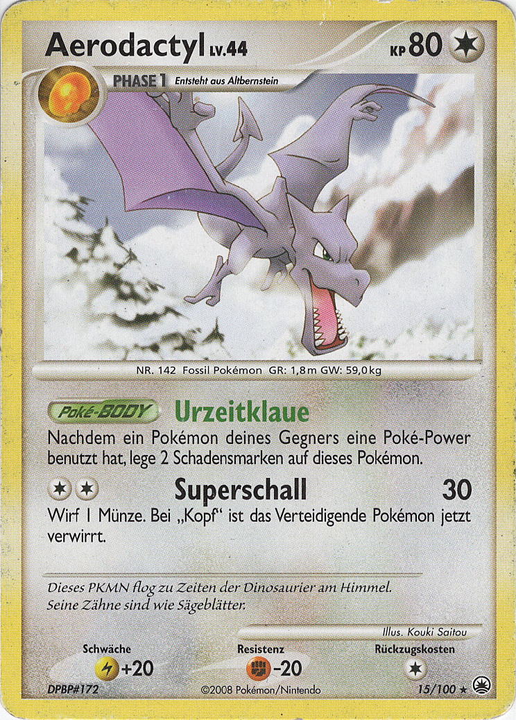 Aerodactyl 15 — Majestic Dawn (German Pokémon TCG card)