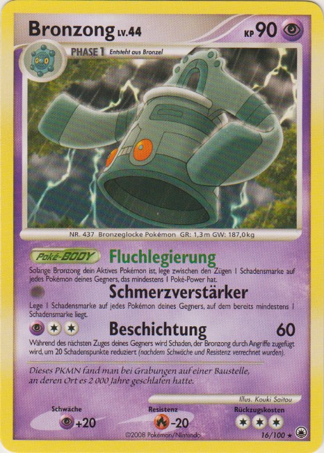 Bronzong 16 — Majestic Dawn (German Pokémon TCG card)
