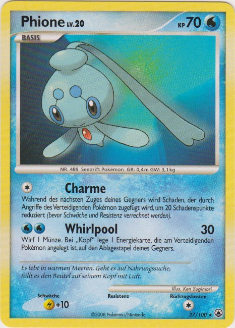 Phione 27 — Majestic Dawn (German Pokémon TCG card)