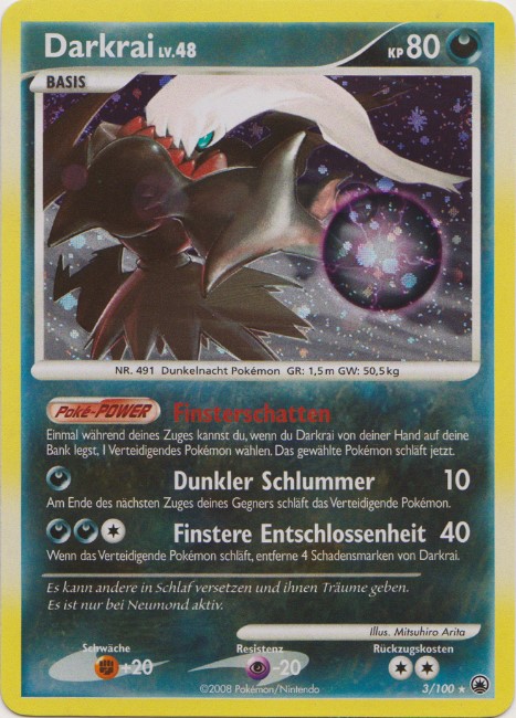 Darkrai 3 — Majestic Dawn (German Pokémon TCG card)