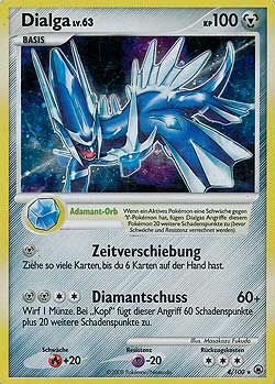 Dialga 4 — Majestic Dawn (German Pokémon TCG card)