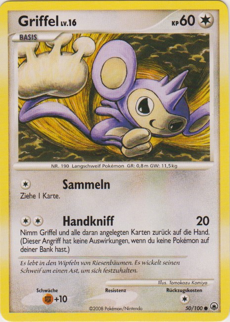 Griffel 50 — Majestic Dawn (German Pokémon TCG card)