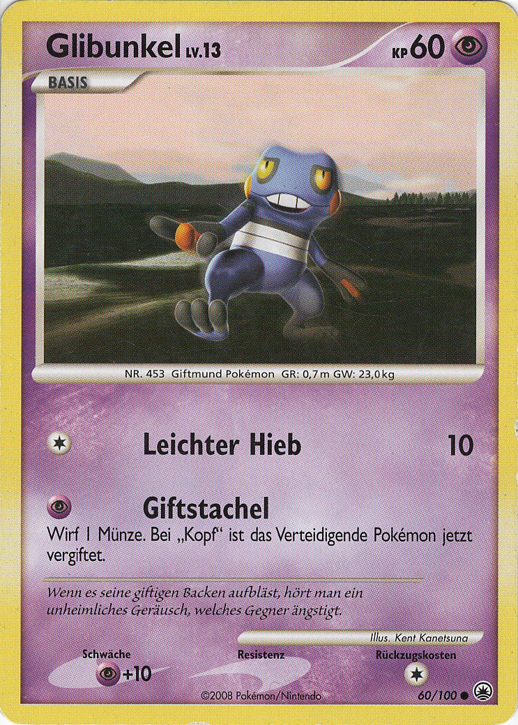 Glibunkel 60 — Majestic Dawn (German Pokémon TCG card)