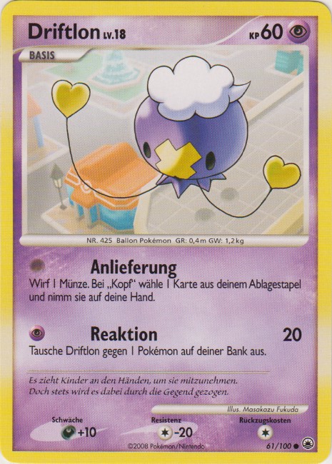 Driftlon 61 — Majestic Dawn (German Pokémon TCG card)