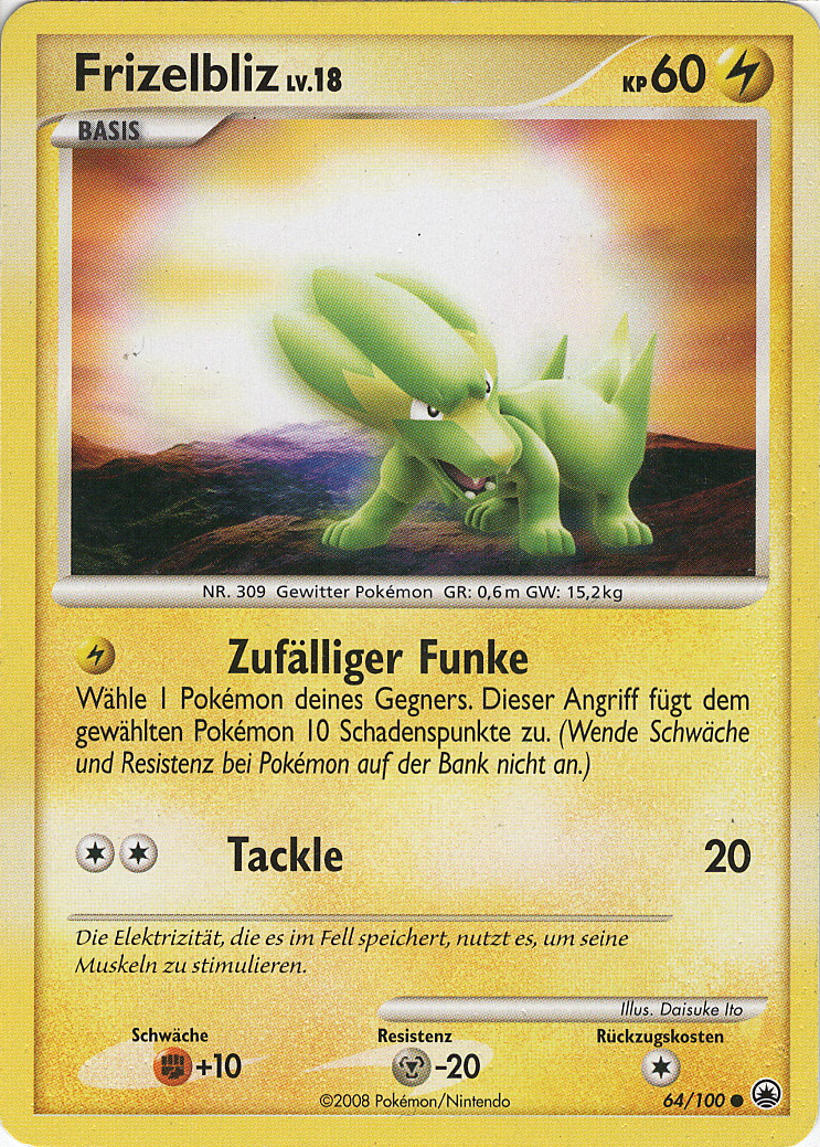 Frizelbliz 64 — Majestic Dawn (German Pokémon TCG card)