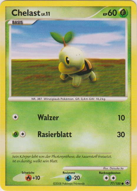 Chelast 77 — Majestic Dawn (German Pokémon TCG card)