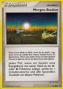 Morgen-Stadion 79 — Majestic Dawn (German Pokémon TCG card)