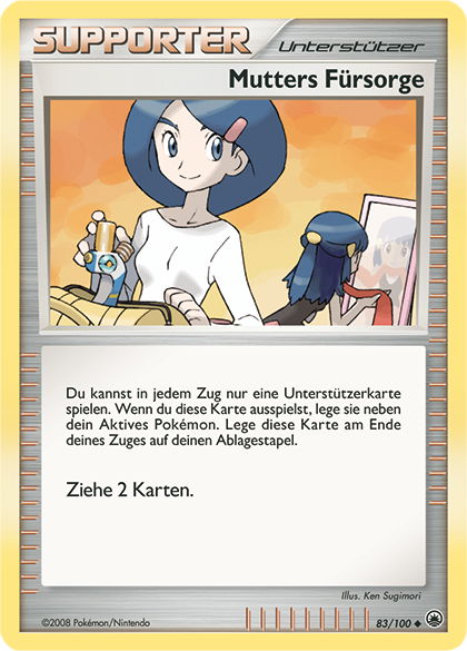 Mutters Fürsorge 83 — Majestic Dawn (German Pokémon TCG card)