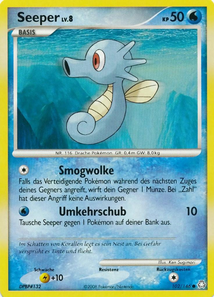 Seeper 102 — Legends Awakened (German Pokémon TCG card)