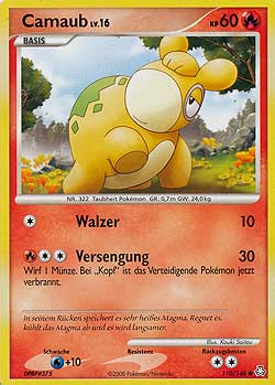 Camaub 110 — Legends Awakened (German Pokémon TCG card)
