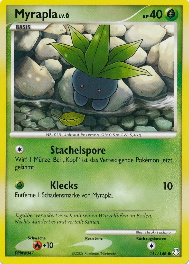 Myrapla 111 — Legends Awakened (German Pokémon TCG card)