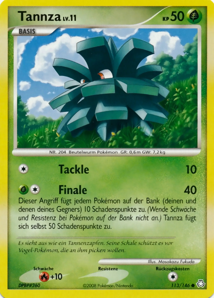 Tannza 113 — Legends Awakened (German Pokémon TCG card)