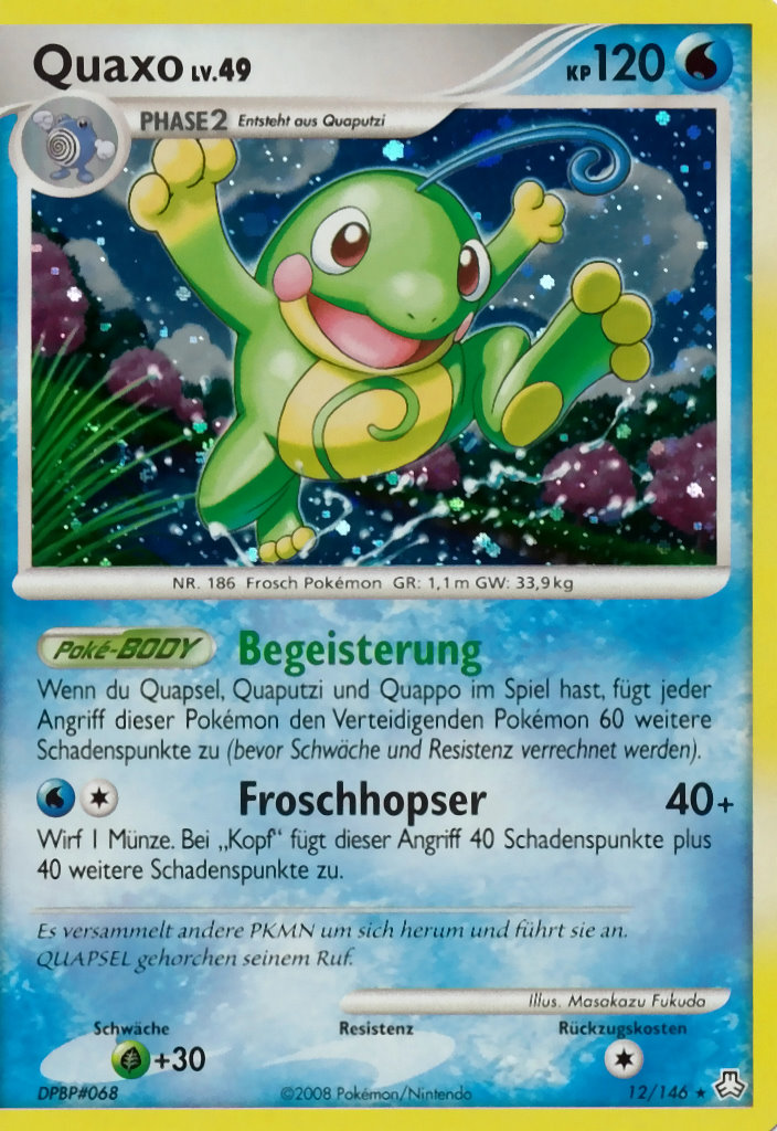 Quaxo 12 — Legends Awakened (German Pokémon TCG card)