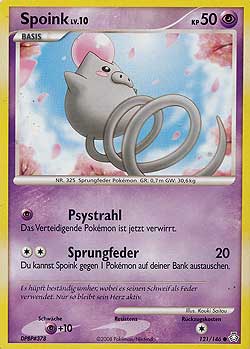 Spoink 121 — Legends Awakened (German Pokémon TCG card)