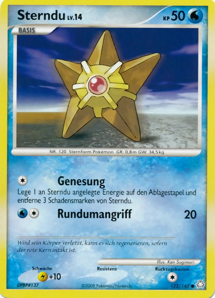 Sterndu 122 — Legends Awakened (German Pokémon TCG card)