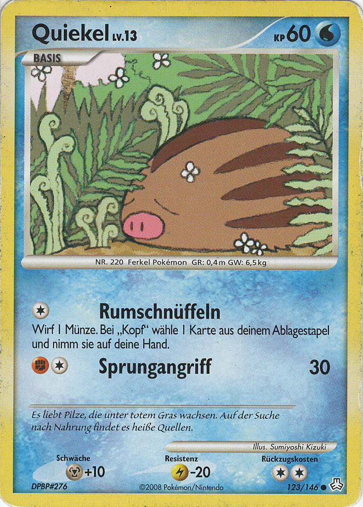 Quiekel 123 — Legends Awakened (German Pokémon TCG card)