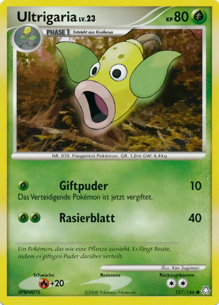 Ultrigaria 127 — Legends Awakened (German Pokémon TCG card)