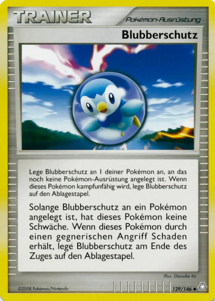 Blubberschutz 129 — Legends Awakened (German Pokémon TCG card)