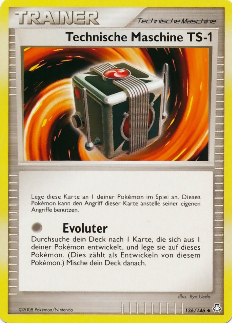 Technische Maschine TS-1 136 — Legends Awakened (German Pokémon TCG card)