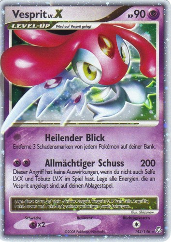 Vesprit 143 — Legends Awakened (German Pokémon TCG card)