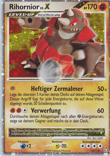 Rihornior 145 — Legends Awakened (German Pokémon TCG card)