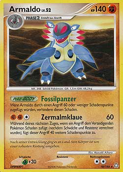 Armaldo 18 — Legends Awakened (German Pokémon TCG card)