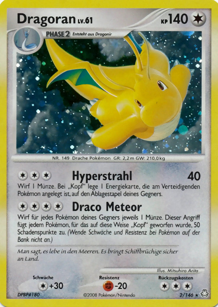 Dragoran 2 — Legends Awakened (German Pokémon TCG card)