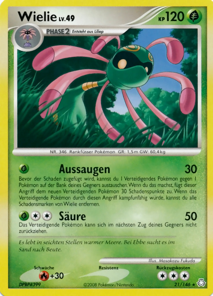 Wielie 21 — Legends Awakened (German Pokémon TCG card)