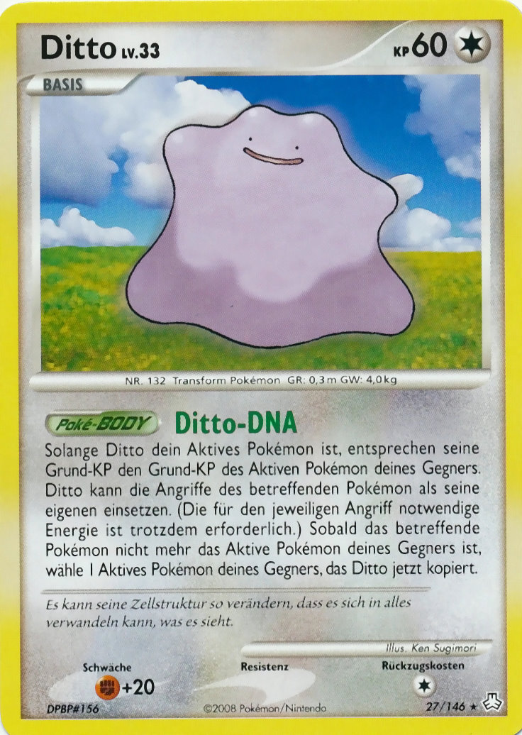 Ditto 27 — Legends Awakened (German Pokémon TCG card)