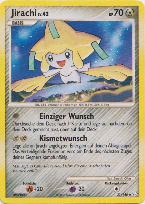 Jirachi 31 — Legends Awakened (German Pokémon TCG card)