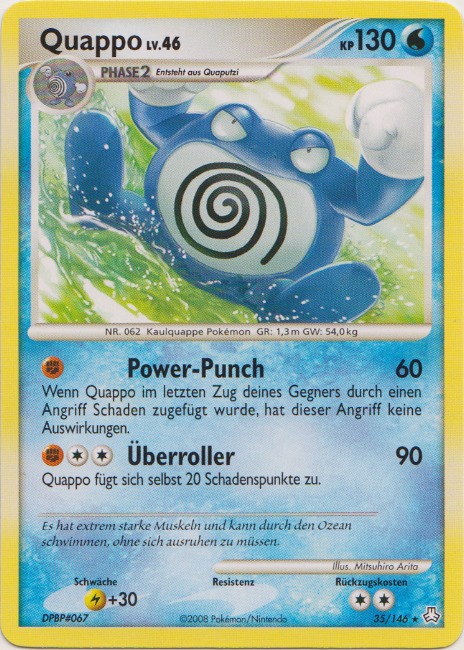 Quappo 35 — Legends Awakened (German Pokémon TCG card)