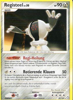 Registeel 39 — Legends Awakened (German Pokémon TCG card)