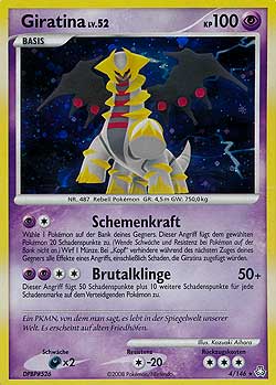 Giratina 4 — Legends Awakened (German Pokémon TCG card)