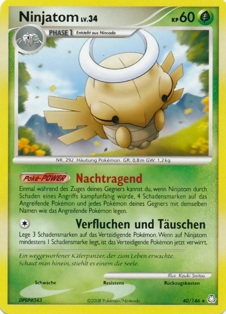 Ninjatom 40 — Legends Awakened (German Pokémon TCG card)