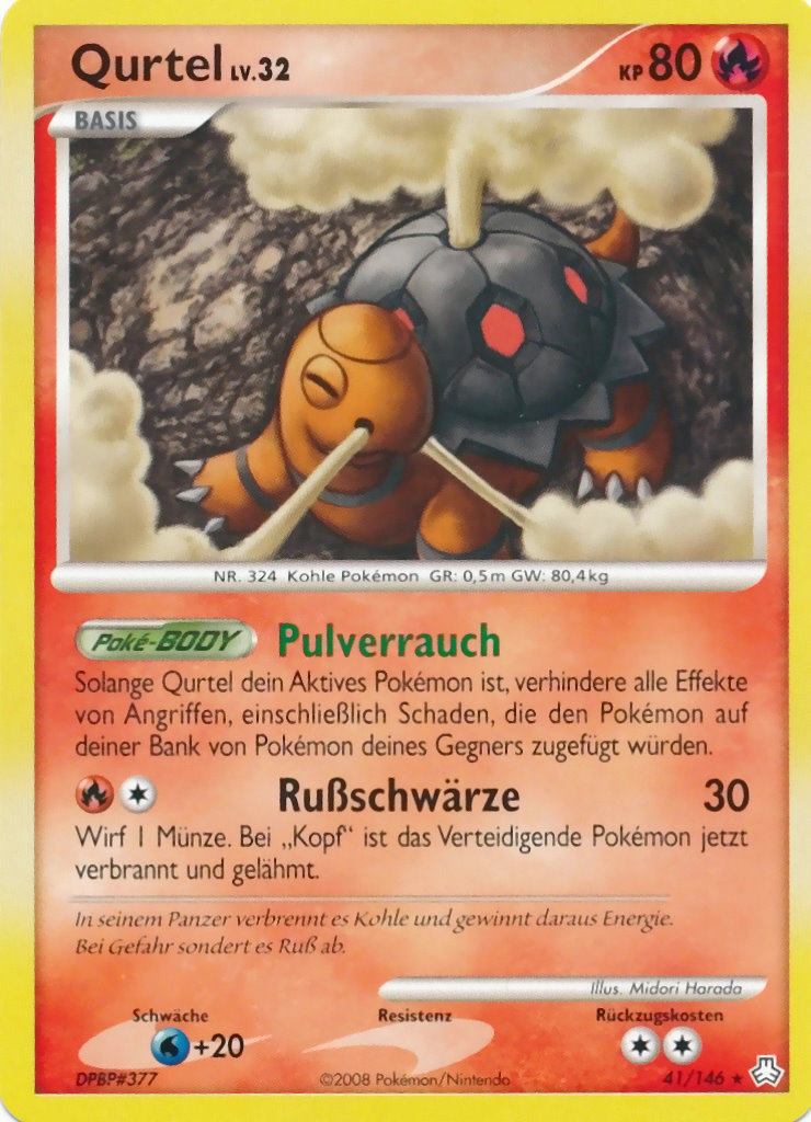 Qurtel 41 — Legends Awakened (German Pokémon TCG card)