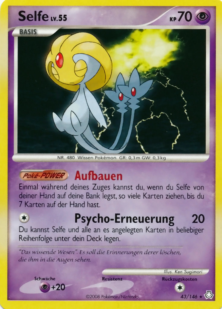 Selfe 43 — Legends Awakened (German Pokémon TCG card)
