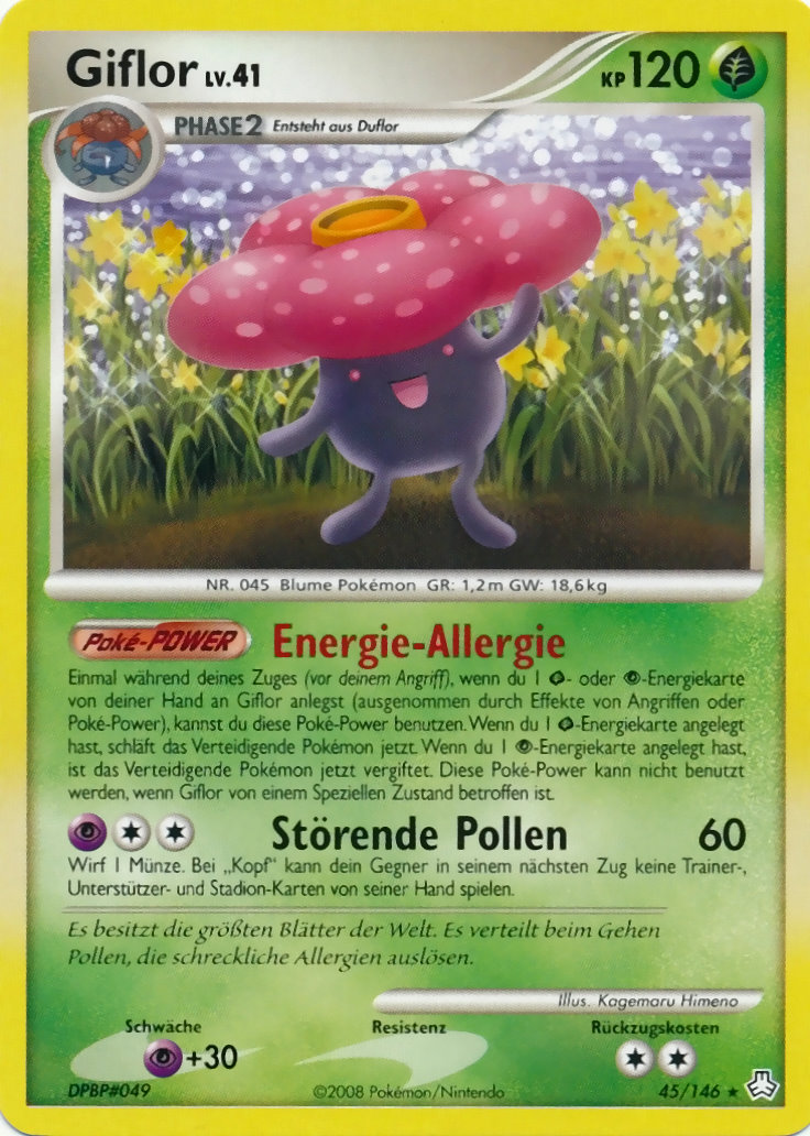 Giflor 45 — Legends Awakened (German Pokémon TCG card)