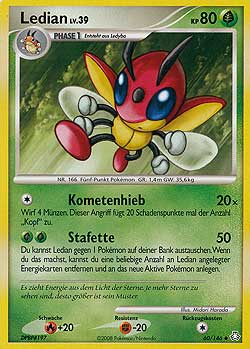 Ledian 60 — Legends Awakened (German Pokémon TCG card)