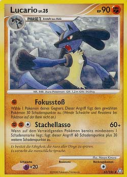 Lucario 61 — Legends Awakened (German Pokémon TCG card)