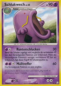 Schlukwech 72 — Legends Awakened (German Pokémon TCG card)