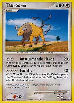 Tauros 74 — Legends Awakened (German Pokémon TCG card)