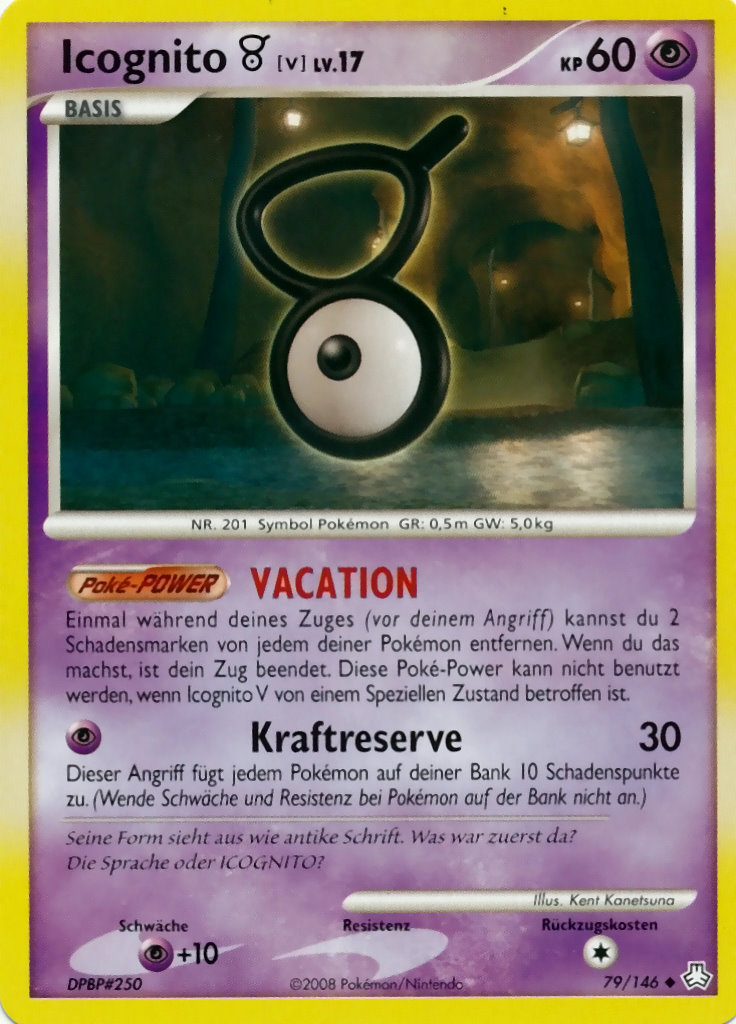 Icognito V 79 — Legends Awakened (German Pokémon TCG card)
