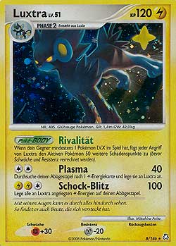 Luxtra 8 — Legends Awakened (German Pokémon TCG card)