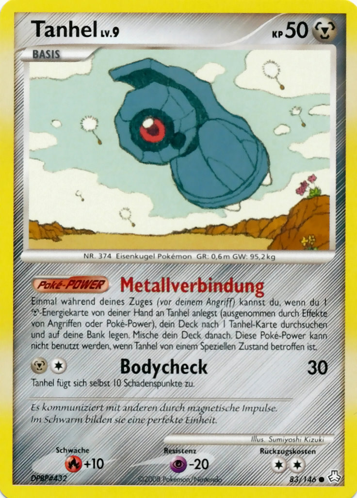 Tanhel 83 — Legends Awakened (German Pokémon TCG card)