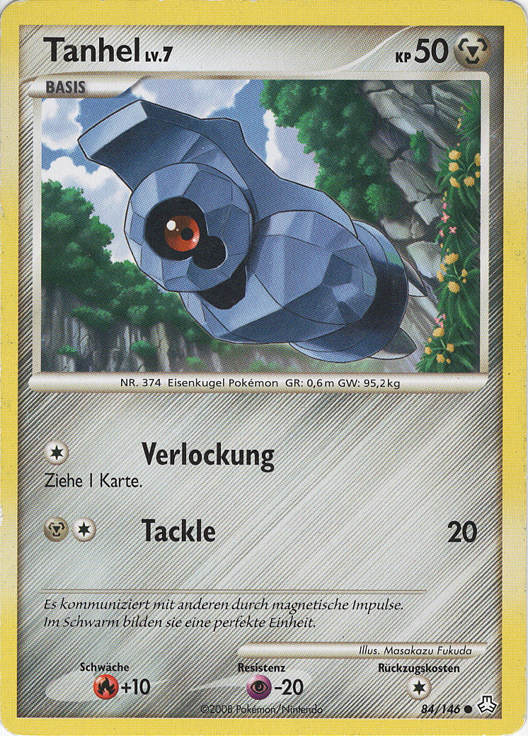 Tanhel 84 — Legends Awakened (German Pokémon TCG card)